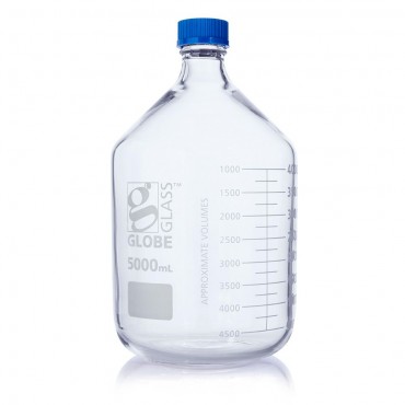 Media Bottle 5L Storage Bottles Globe Scientific