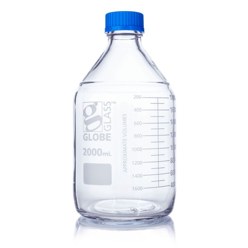 Media Bottle 2L Storage Bottles Globe Scientific