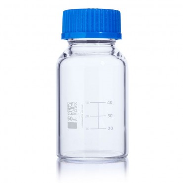 Media Bottle 50mL Storage Bottles Globe Scientific