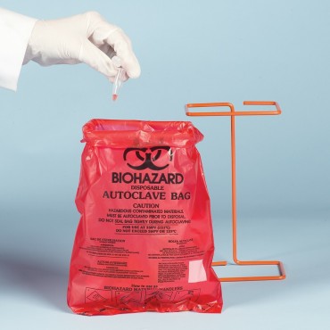 Sac Biohazard à autoclave 1L