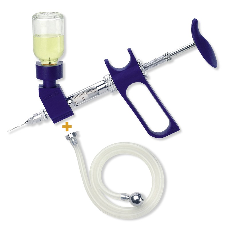 Pistol Grip Self-refilling Syringes - Vial and Tube Combo Set Syringe SOCOREX