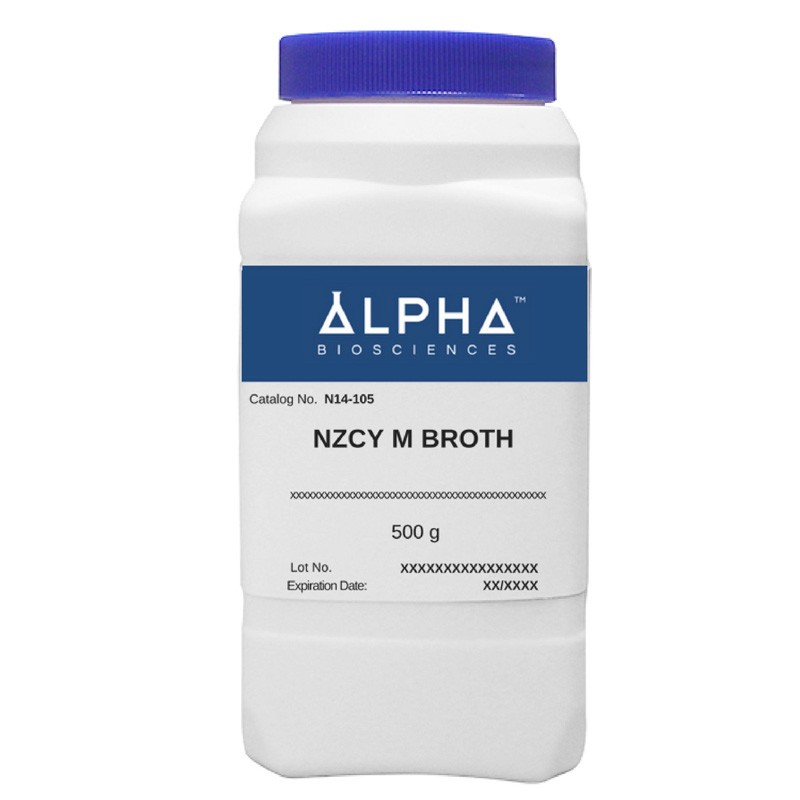 NZCYM Broth Dehydrated Culture Media Alpha BioSciences