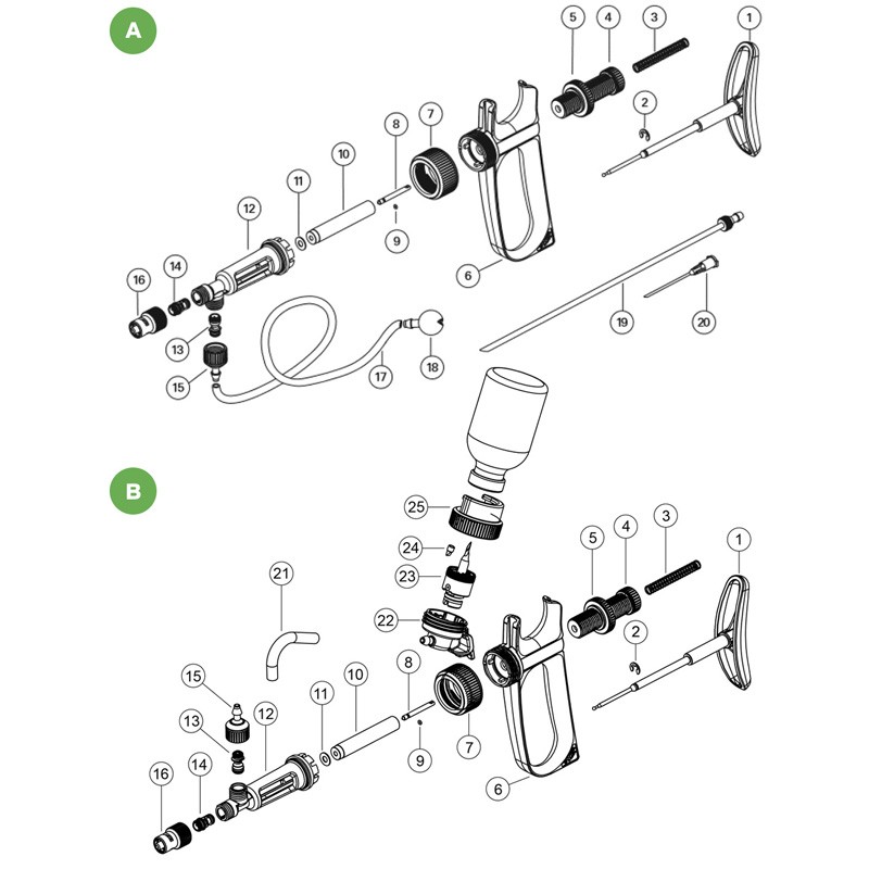 Cartridge valve, outlet Spare parts SOCOREX